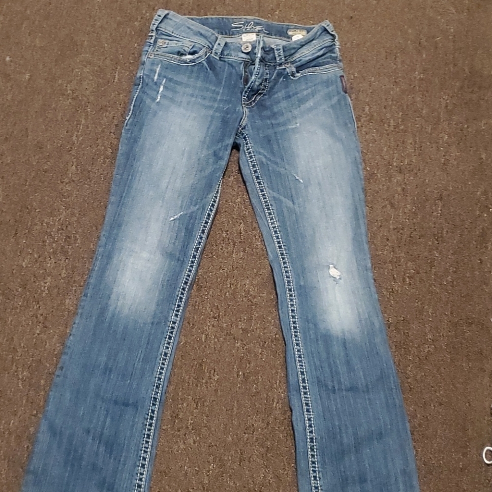Silver Suki 17" Bootcut Jeans
